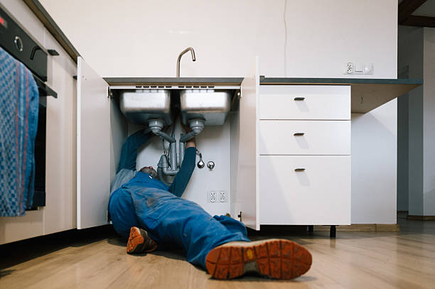 Professional Drain Cleaning technician working in Catharpin, VA